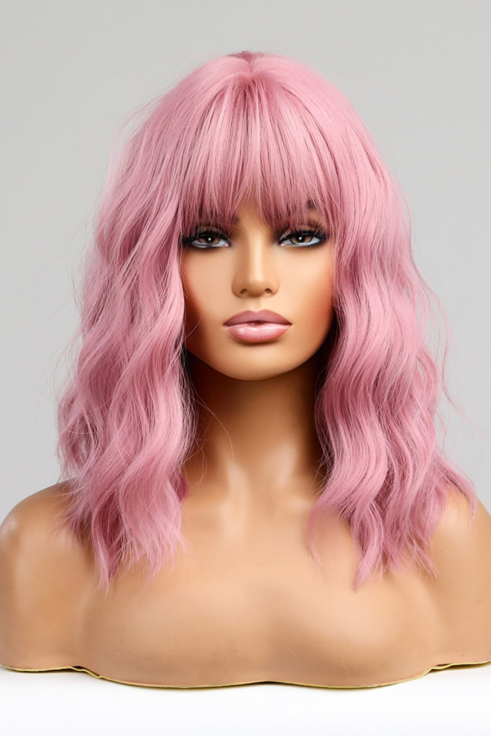 Bobo Wave Synthetic Wigs 12'' Pink