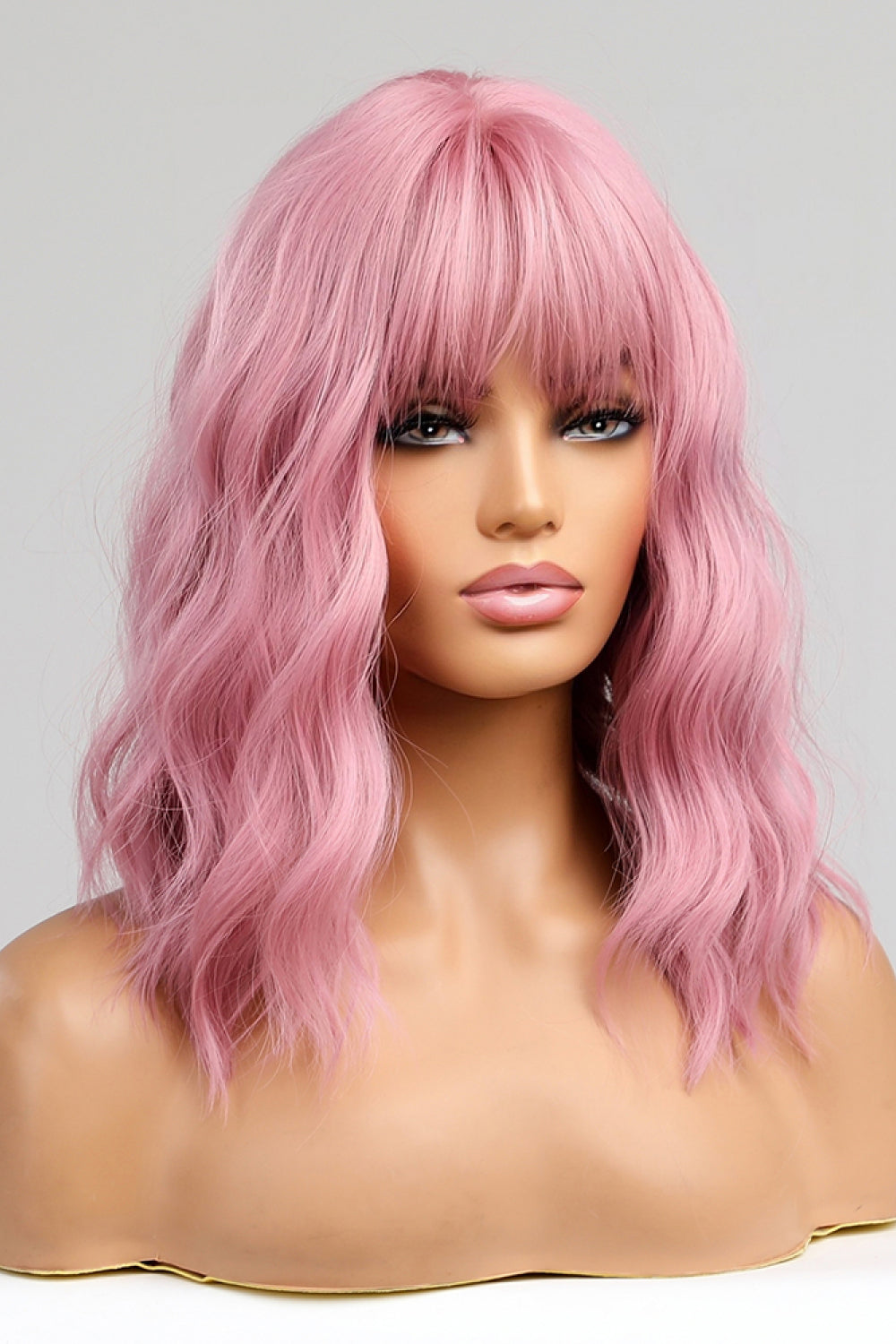 Bobo Wave Synthetic Wigs 12'' Pink