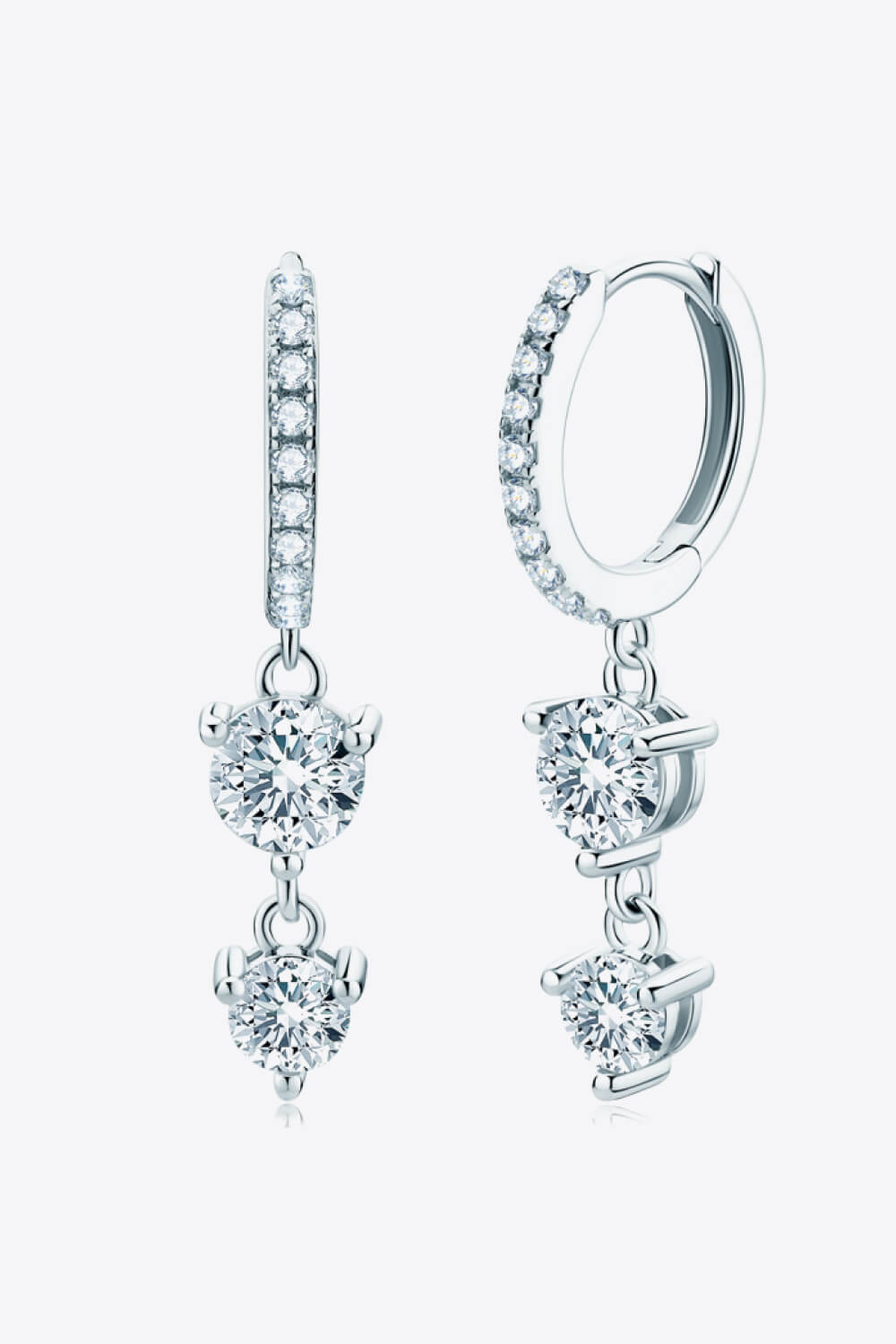 Be The One Moissanite Drop Earrings