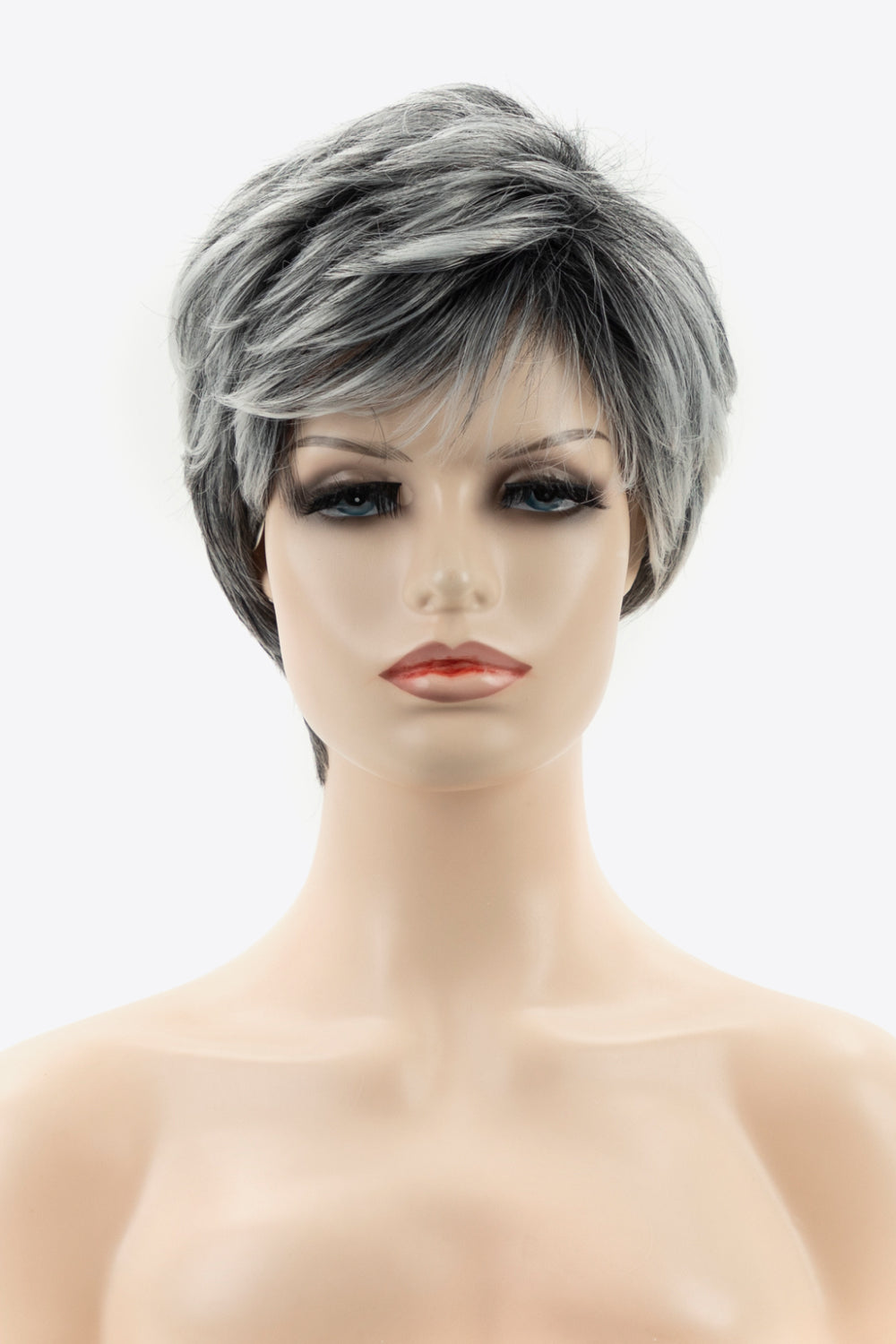 Synthetic Short Loose Layered Wigs 4'' Gray