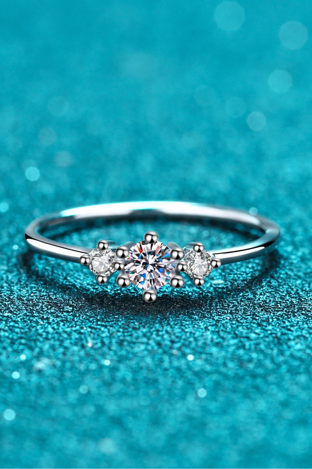 Dream Date Night Moissanite 925 Sterling Silver Ring