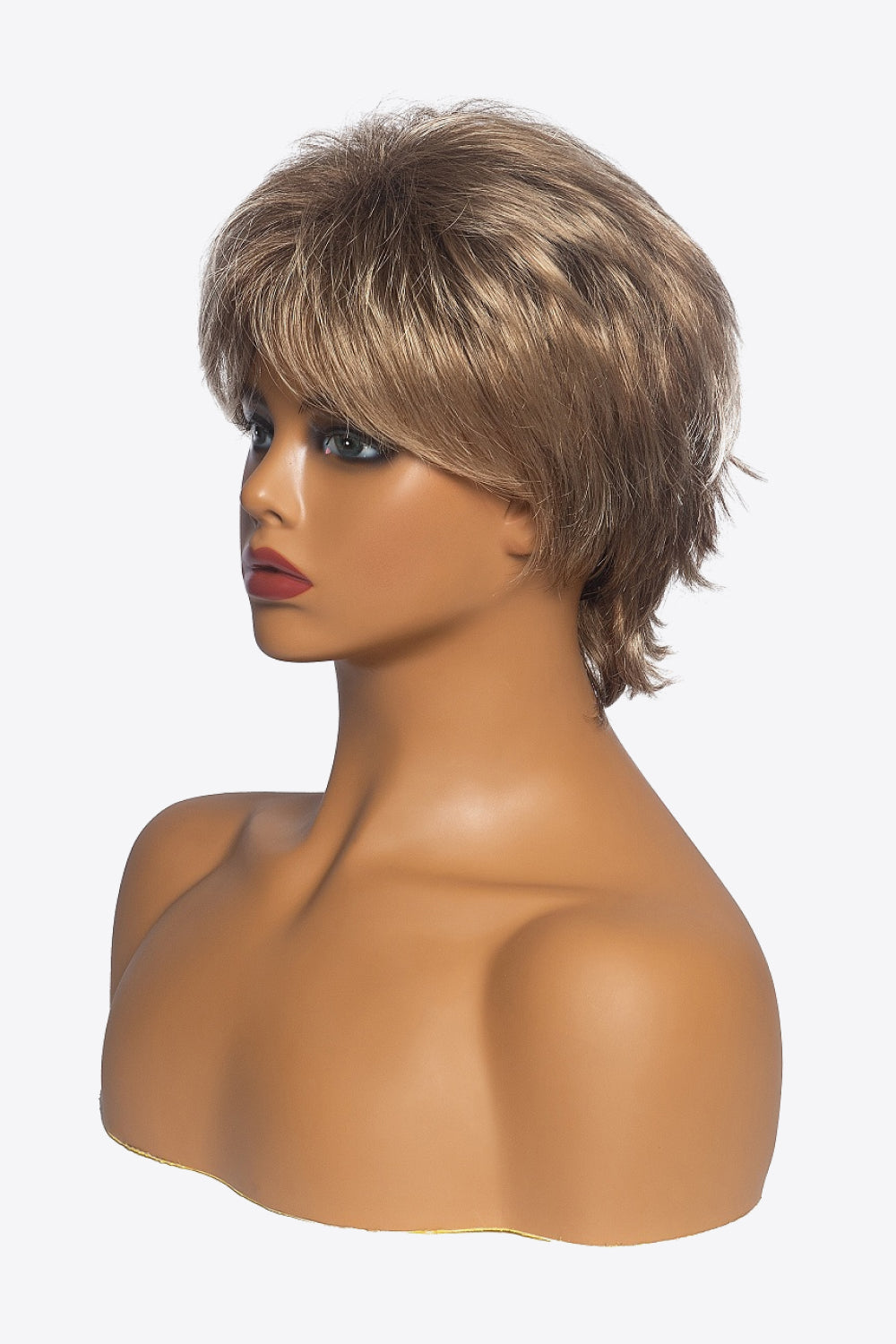 Synthetic Short Layered Wigs in Blonde 3'' side view