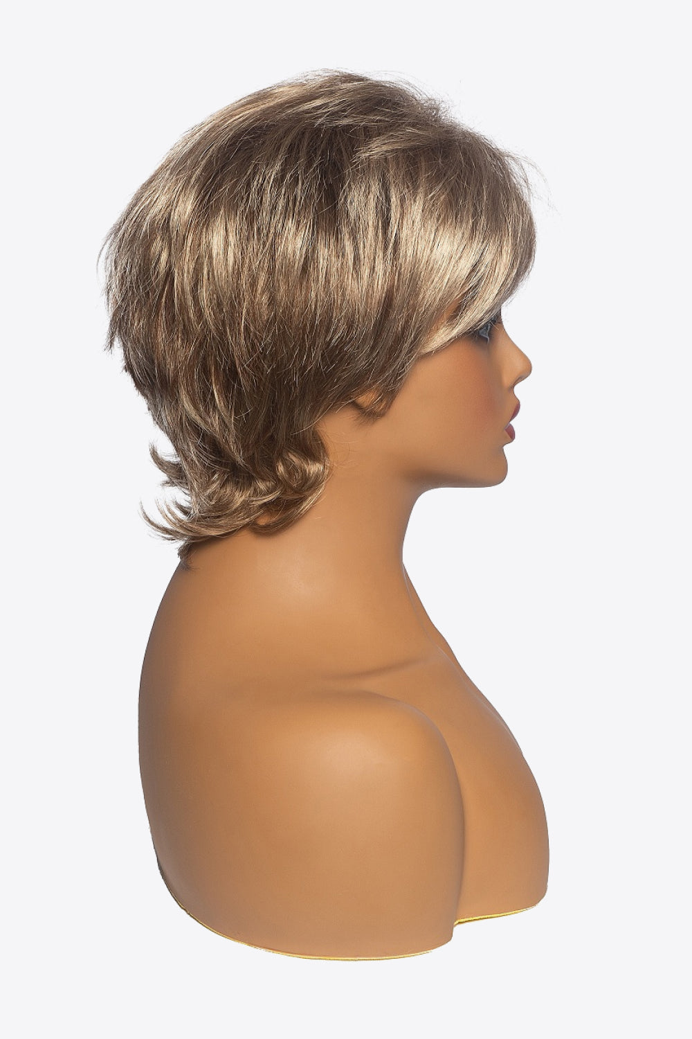 Synthetic Short Layered Wigs in Blonde 3'' side view