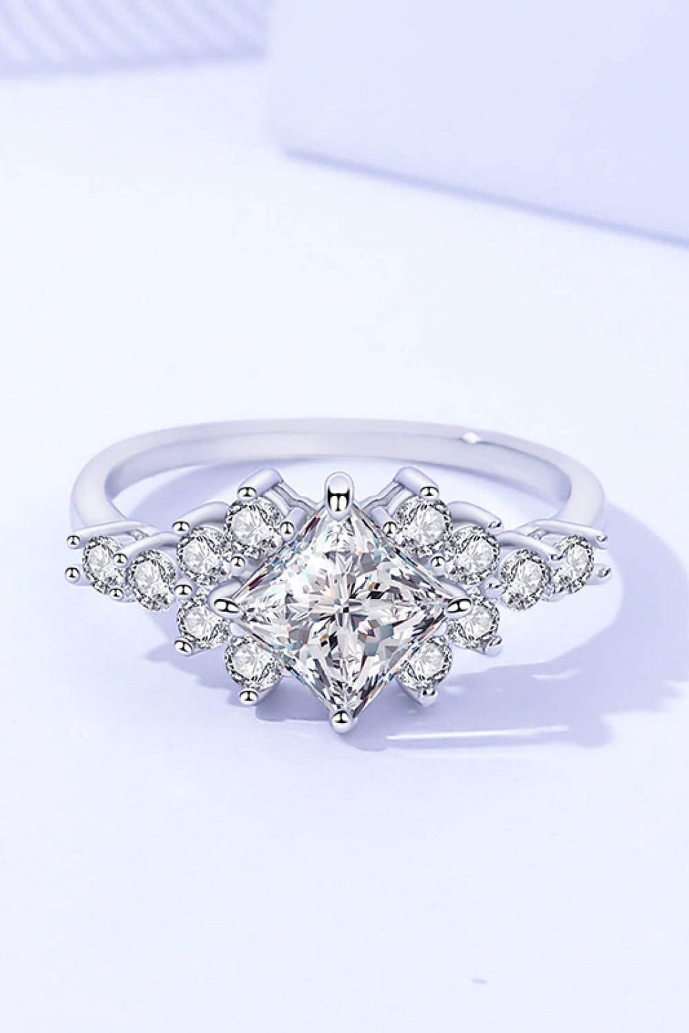 1.38 Carat Moissanite Ring