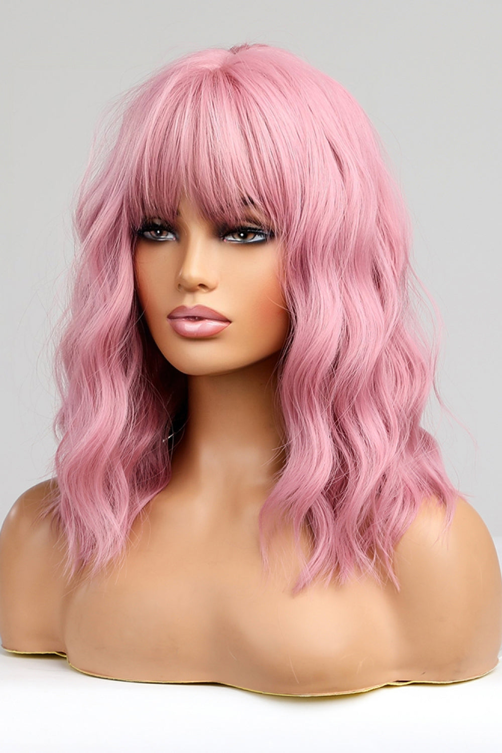 Bobo Wave Synthetic Wigs 12'' Pink 