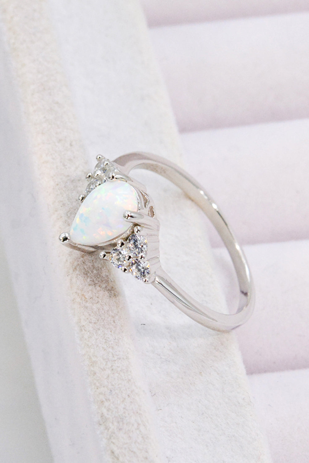 Limitless Love Opal and Zircon Ring